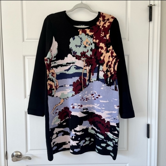NWT  Maeve Scenic Mini Sweater Dress - Picture 4 of 5